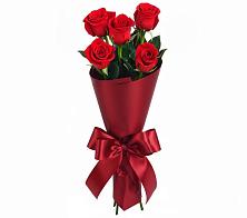 Букет 5 Красных роз Эдлесс Лав в Вейделевке