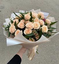 Букет Кремовые розы Латте в Вейделевке