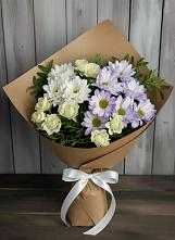 Букет цветов из:  Хризантемы и Розы в Вейделевке