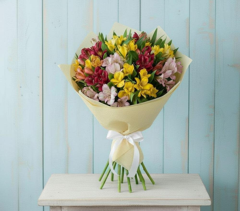 Букет цветов из: Альстромерии в Вейделевке