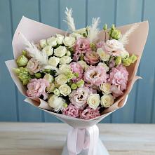 Букет цветов из:  Альстромерии и Розы в Вейделевке
