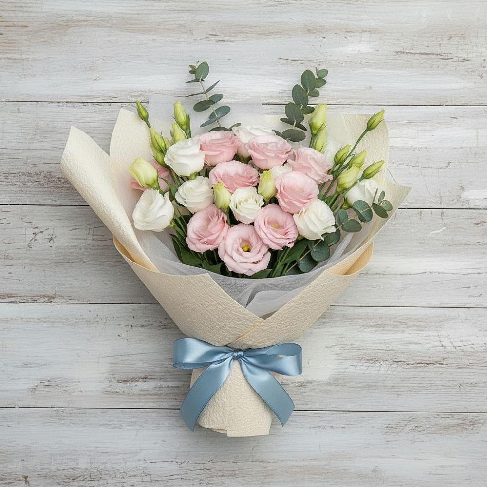 Букет цветов из: Лизиантусы в Вейделевке